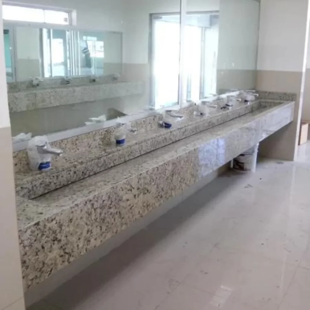 lavabo de granito para baño