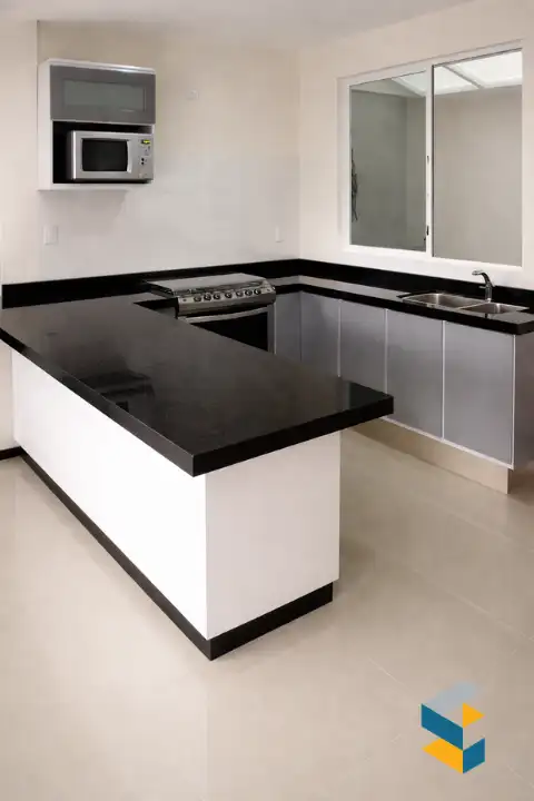 Cubierta de granito para cocina