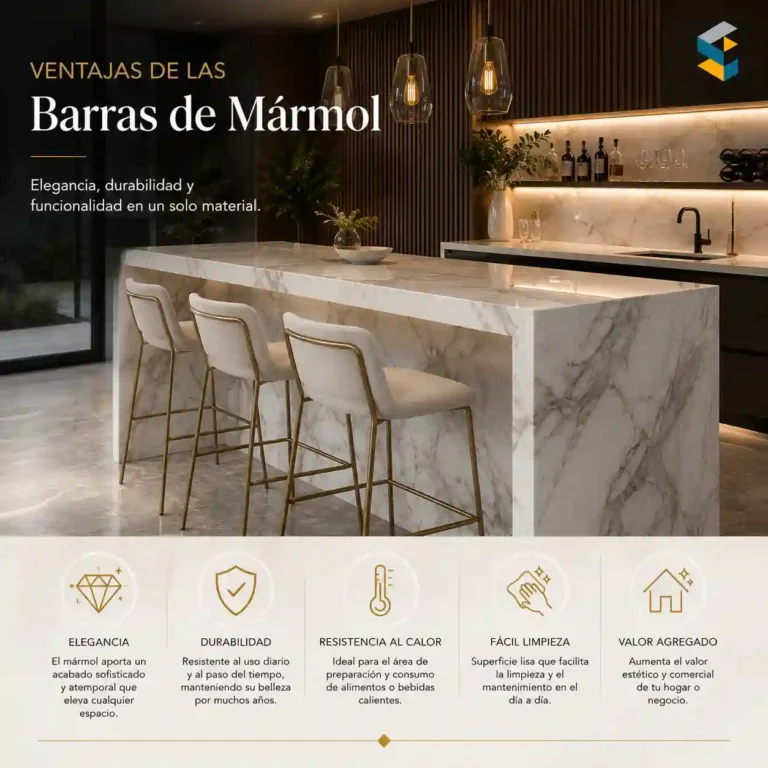 Ventajas de barras de marmol