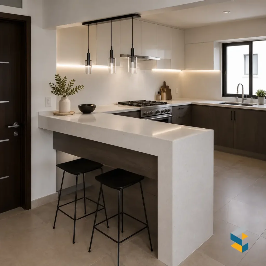 barras de cuarzo para cocina