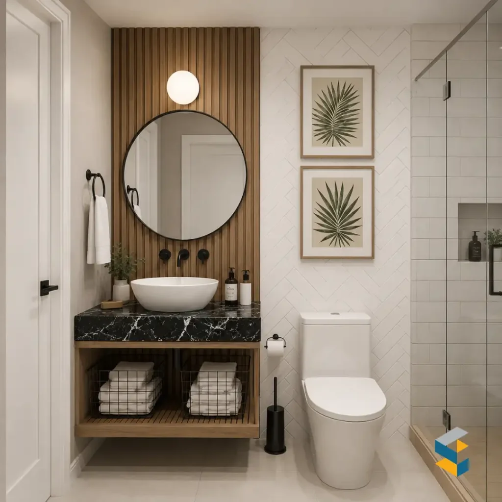 lavabo de marmol para baño