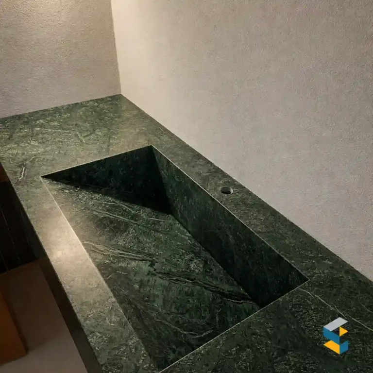 lavabo de marmol para baño