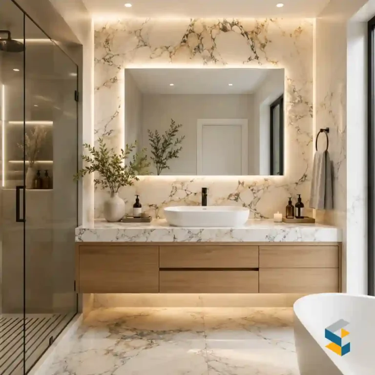 lavabo de marmol de lujo para baño